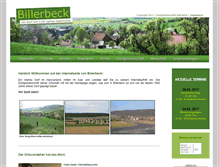 Tablet Screenshot of billerbeck-online.com